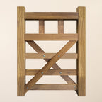 Boscastle Iroko Diamond Brace Gate