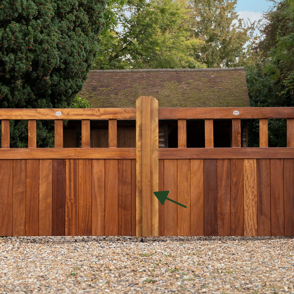 Gate Closing Strip - Iroko Gates