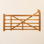 Exbourne Iroko Hardwood Curved Heel Gate