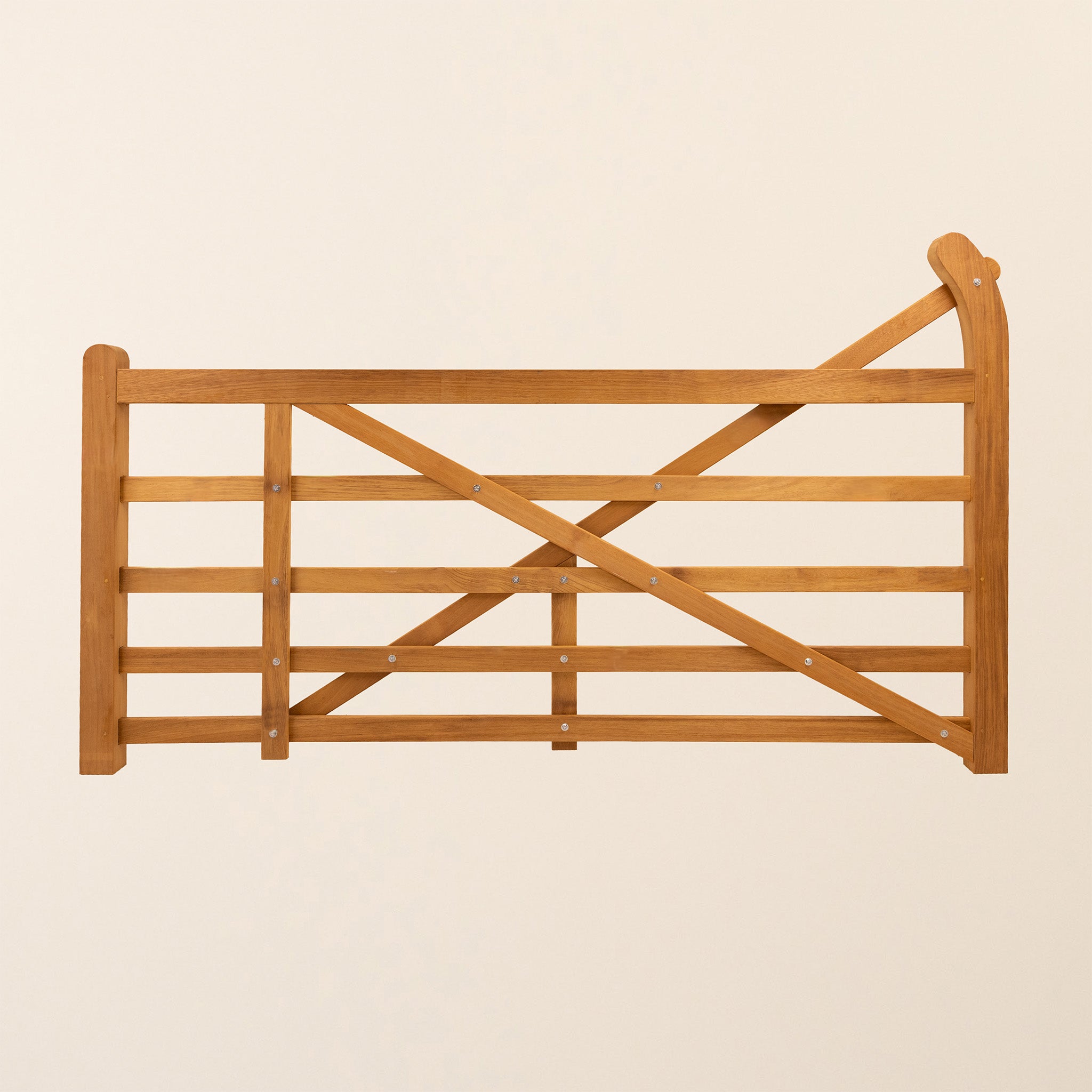 Exbourne Iroko Hardwood Curved Heel Gate