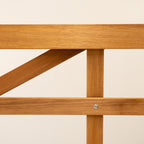 Exbourne Iroko Hardwood Curved Heel Gate