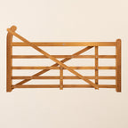 Exbourne Iroko Hardwood Curved Heel Gate