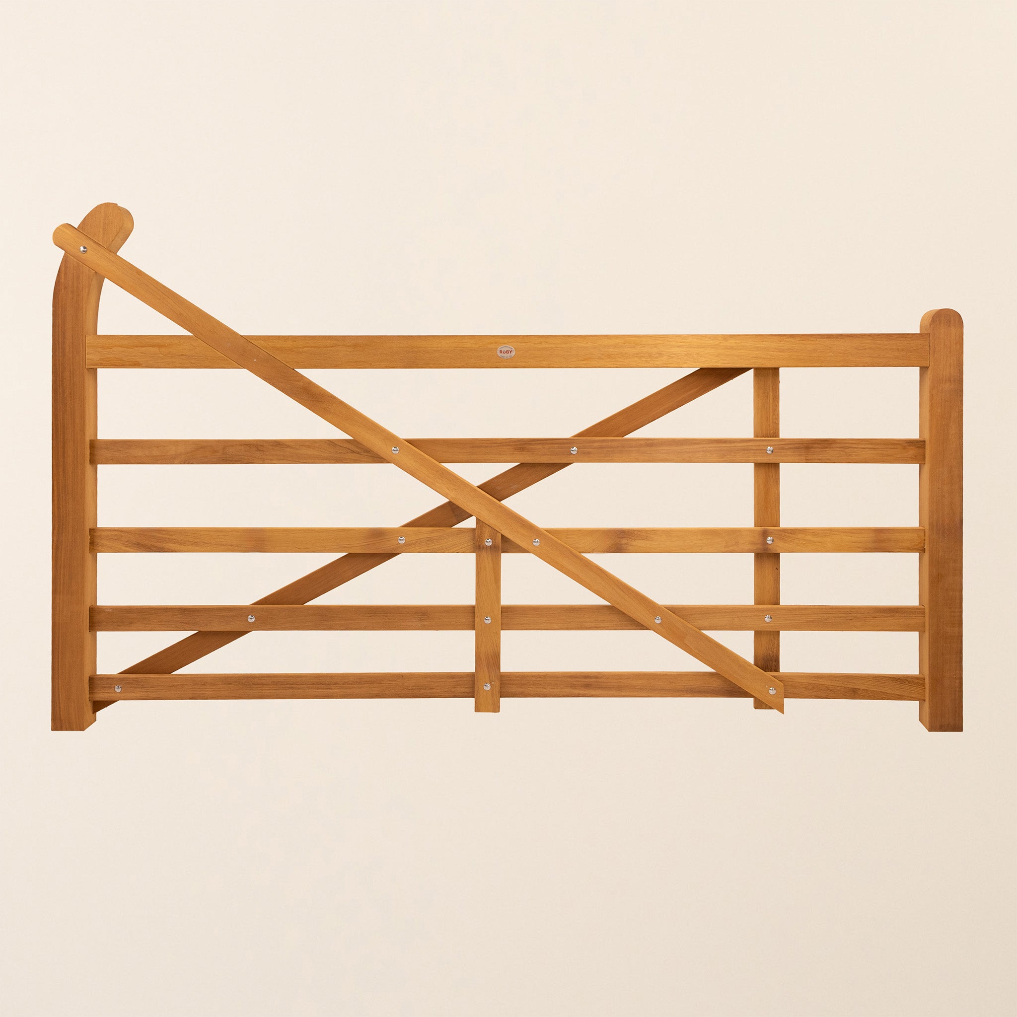 Exbourne Iroko Hardwood Curved Heel Gate