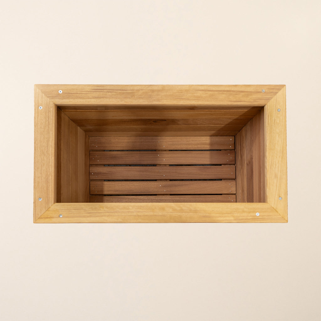 Iroko Premium Overlap Planter