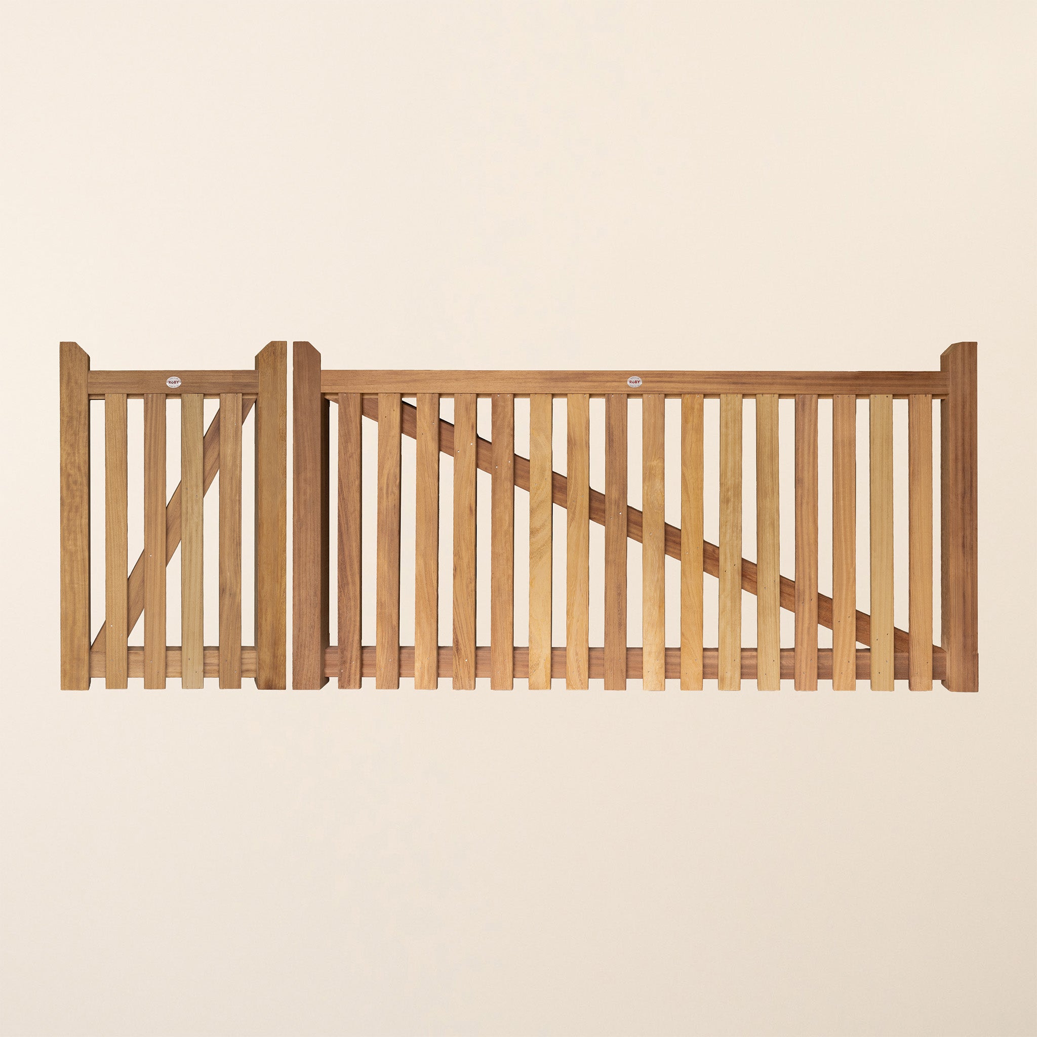 Iroko Salcombe 3/4 Split Gates