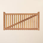 Iroko Salcombe 3/4 Split Gates