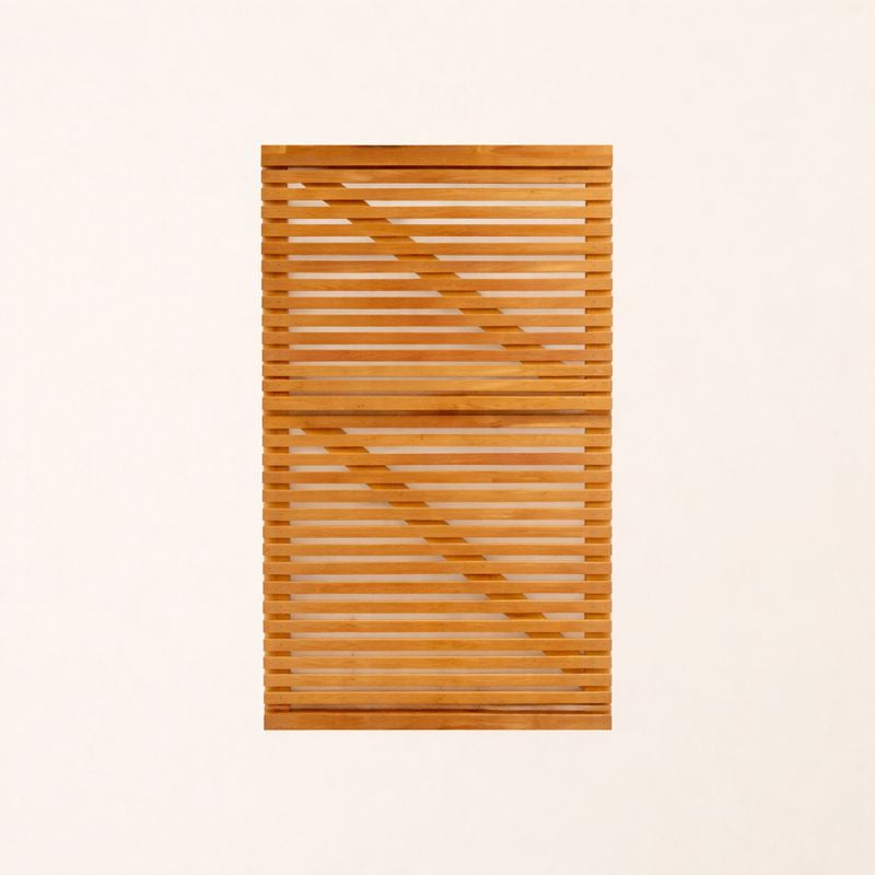 Iroko Slatted Single Gate