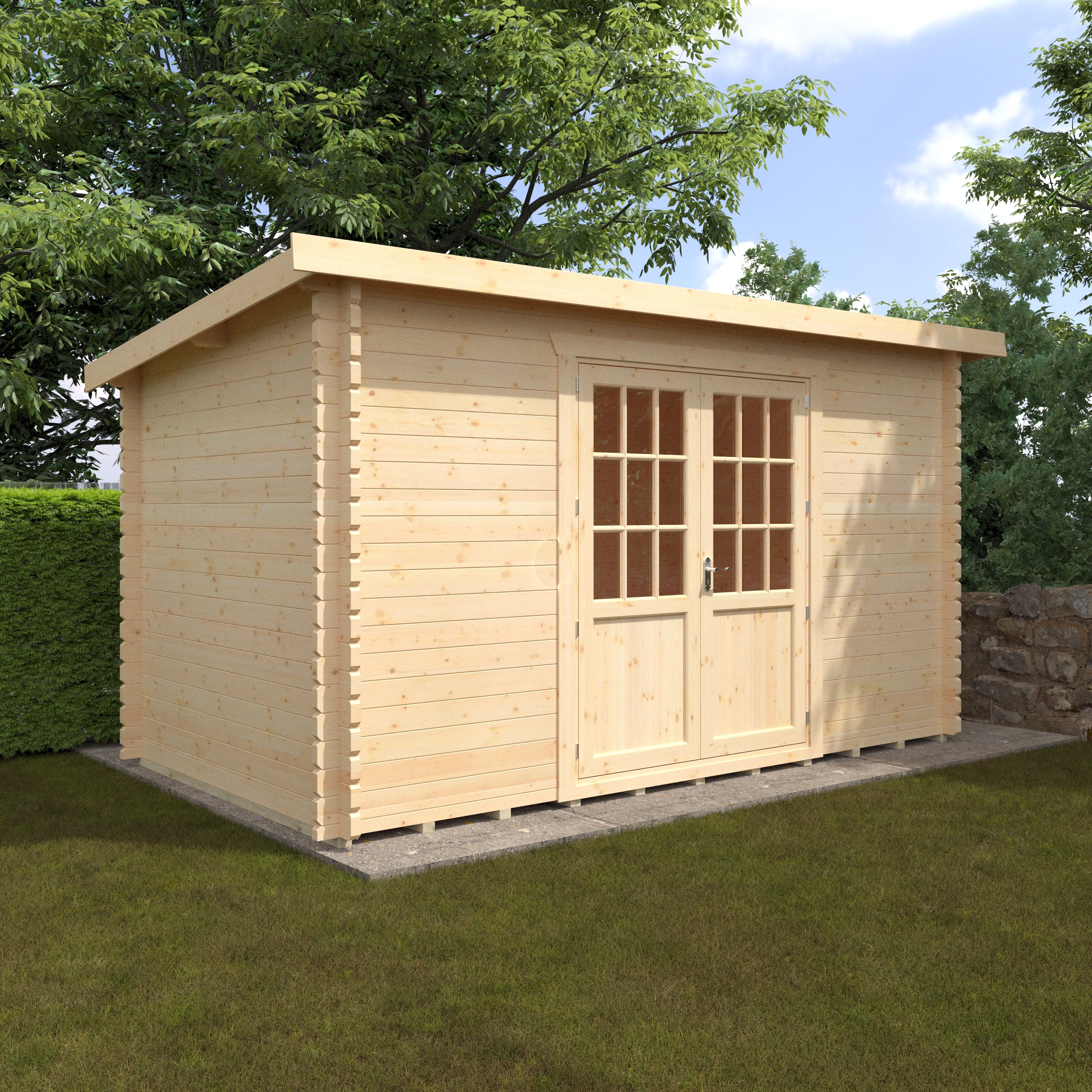 Kingsley 44mm Log Cabin