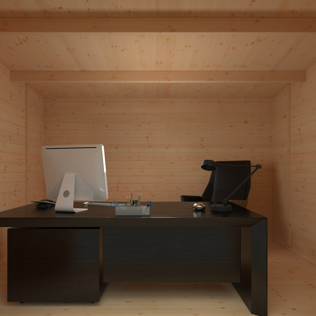 Kingsley 44mm Log Cabin