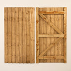 Portreath Framed Featheredge Gate (1.5m High)