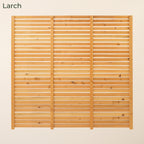 Cedar / Larch Slatted Fence Panels (Horizontal)