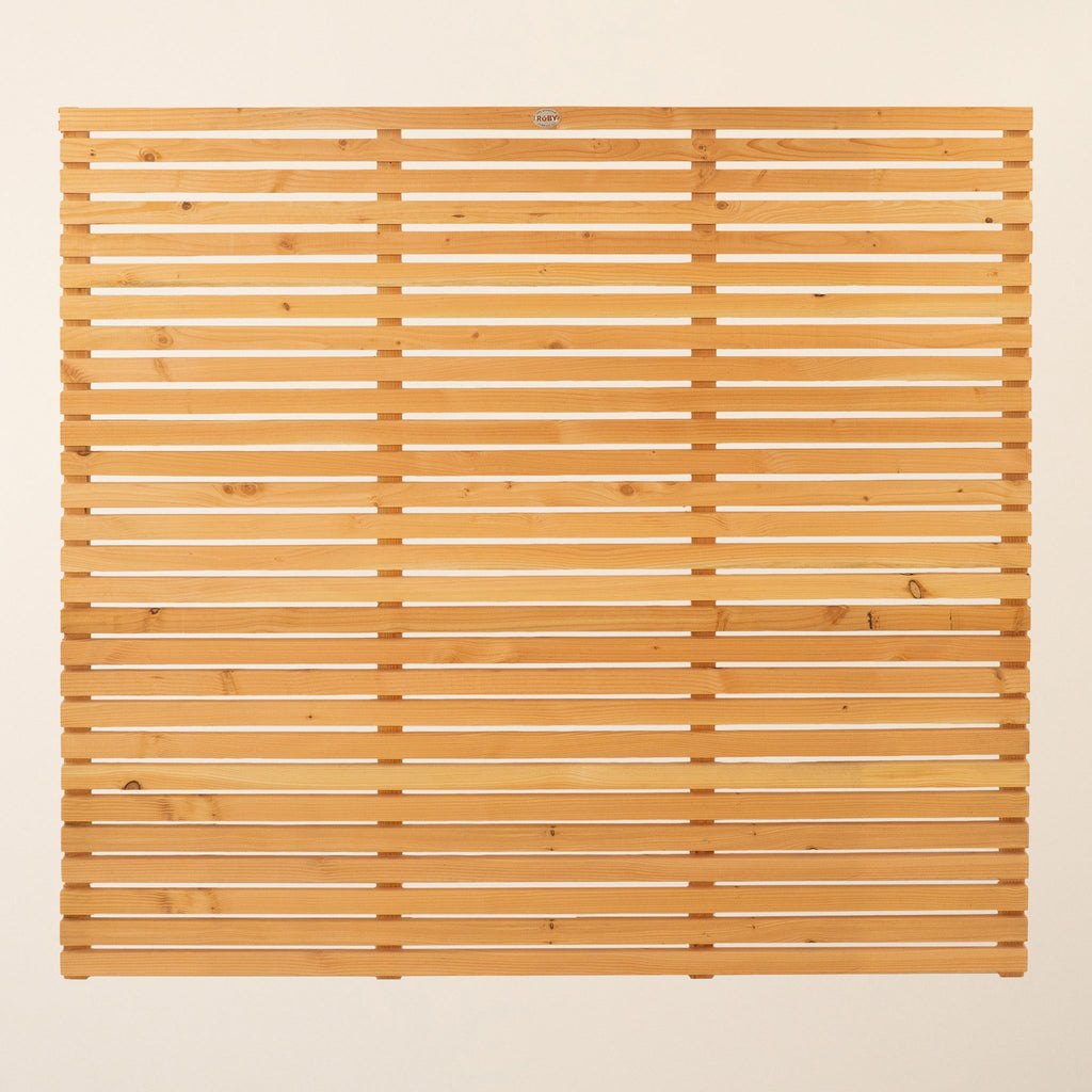 Larch Slatted Fence Panels (Horizontal)