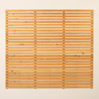 Larch Slatted Fence Panels (Horizontal)