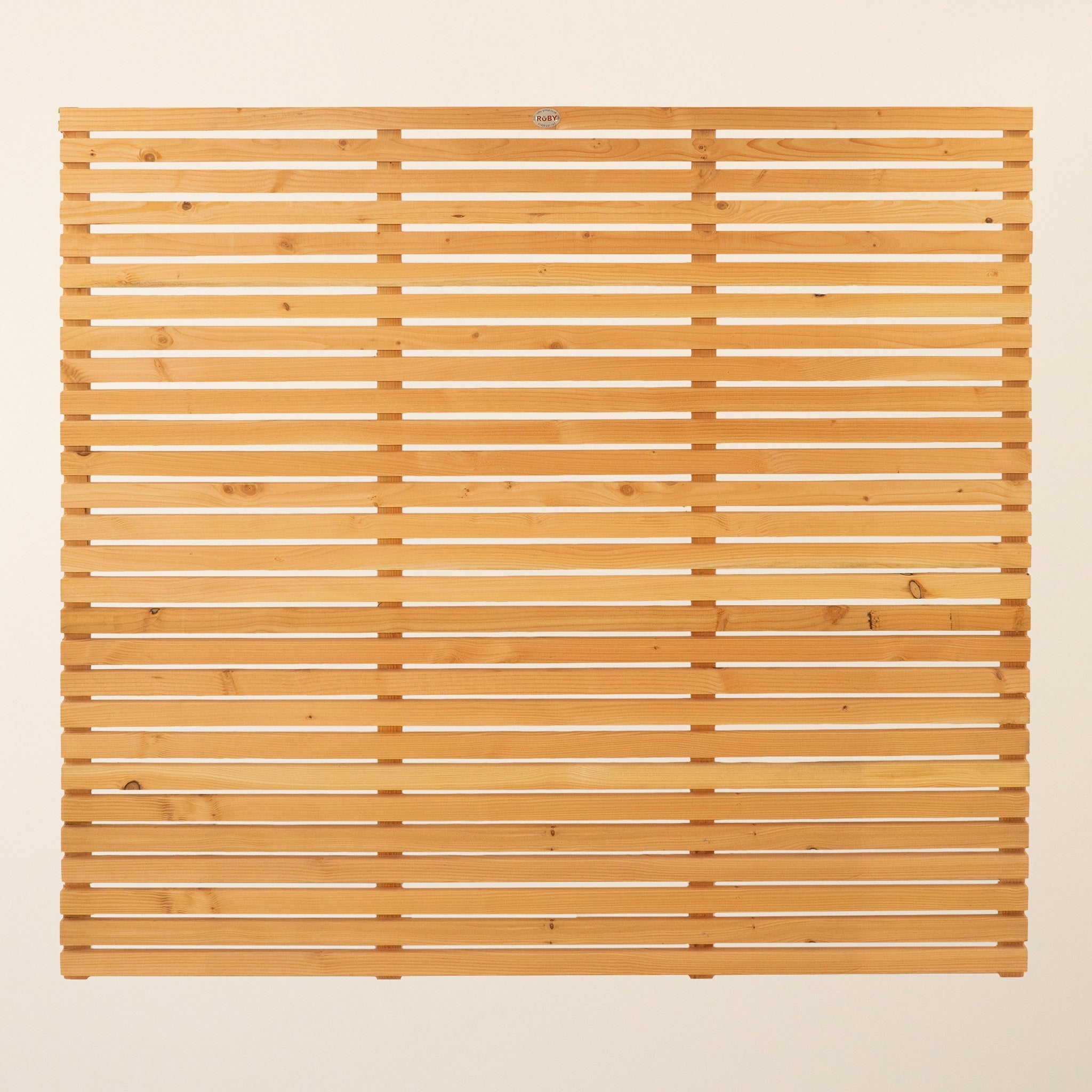 Larch Slatted Fence Panels (Horizontal)