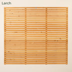 Cedar / Larch Slatted Fence Panels (Horizontal)