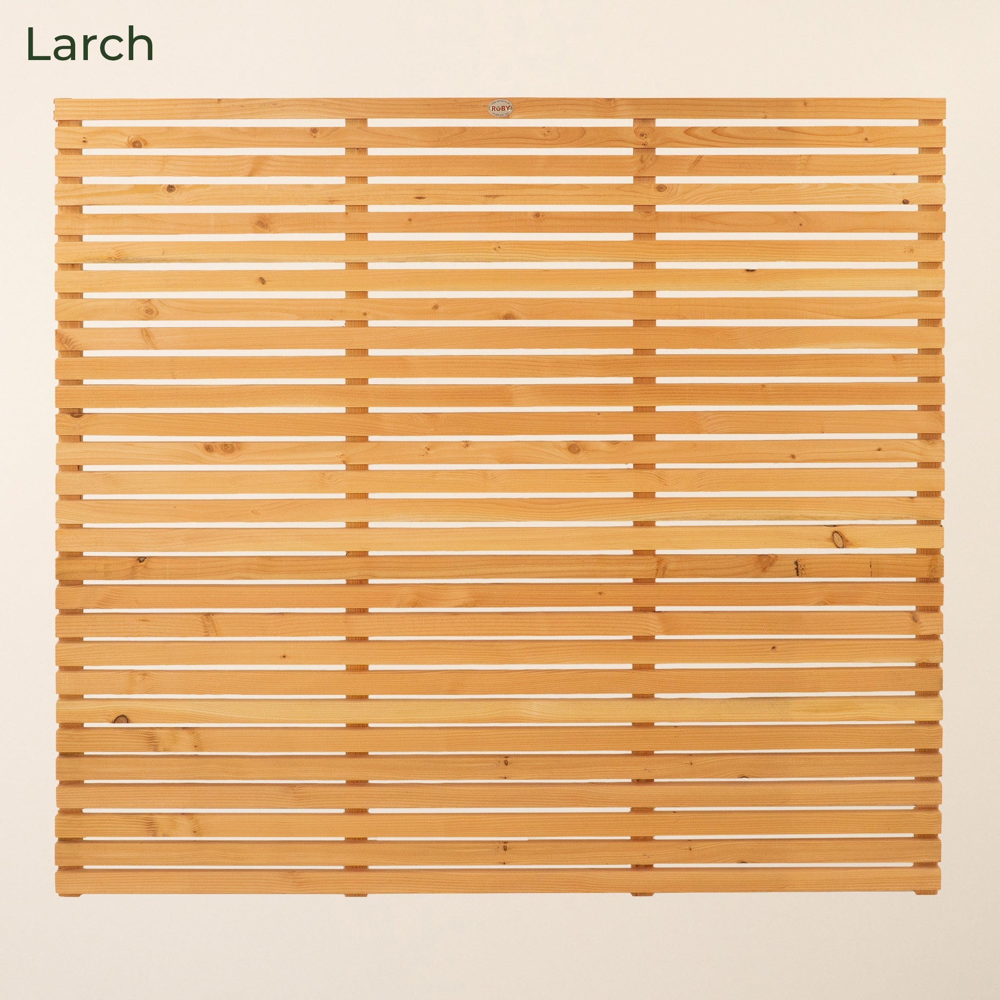Cedar / Larch Slatted Fence Panels (Horizontal)