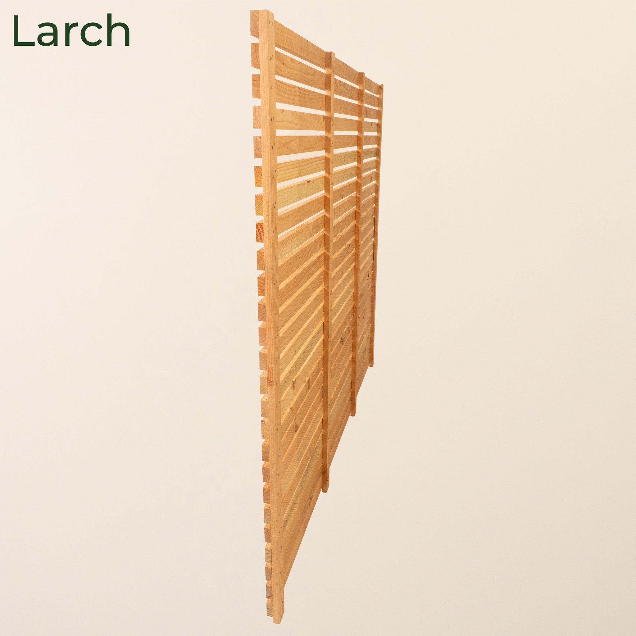Cedar / Larch Slatted Fence Panels (Horizontal)