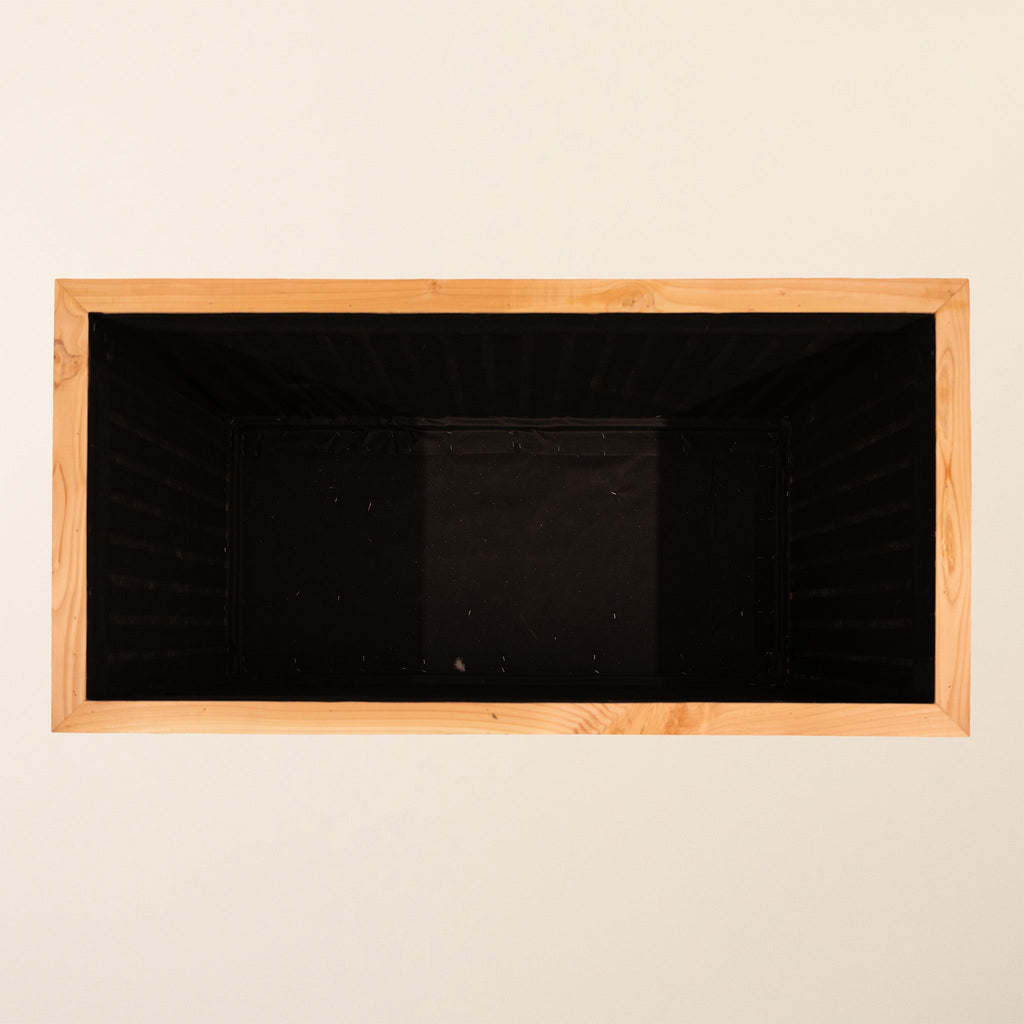 Premium Larch Vertical Slatted Panel Planter