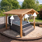 Larch Pergola Edge Trim Kit