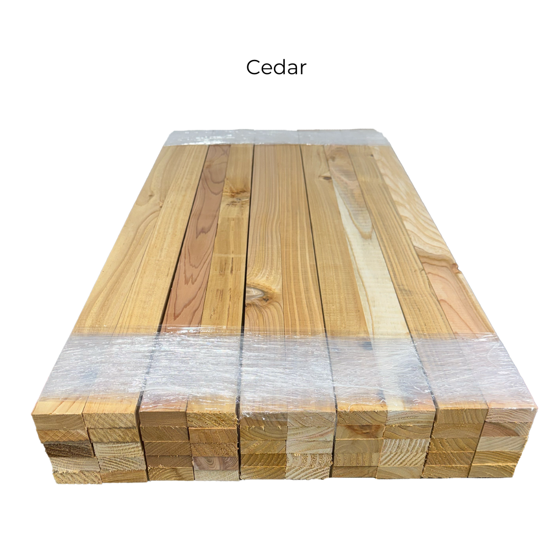 2" x 1" Larch / Cedar DIY Bundle