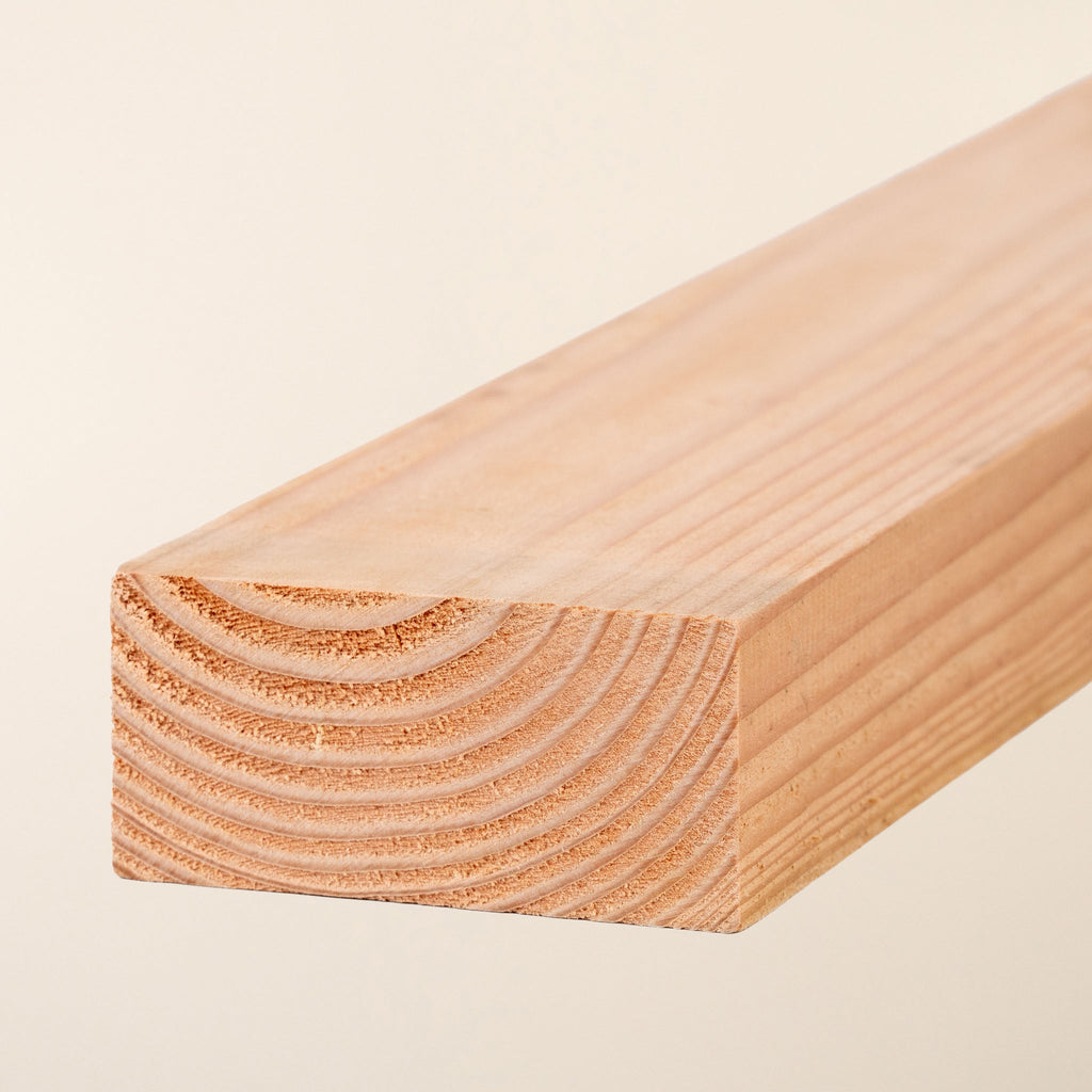 Home-Grown Planed Larch 4" x 2" Boards