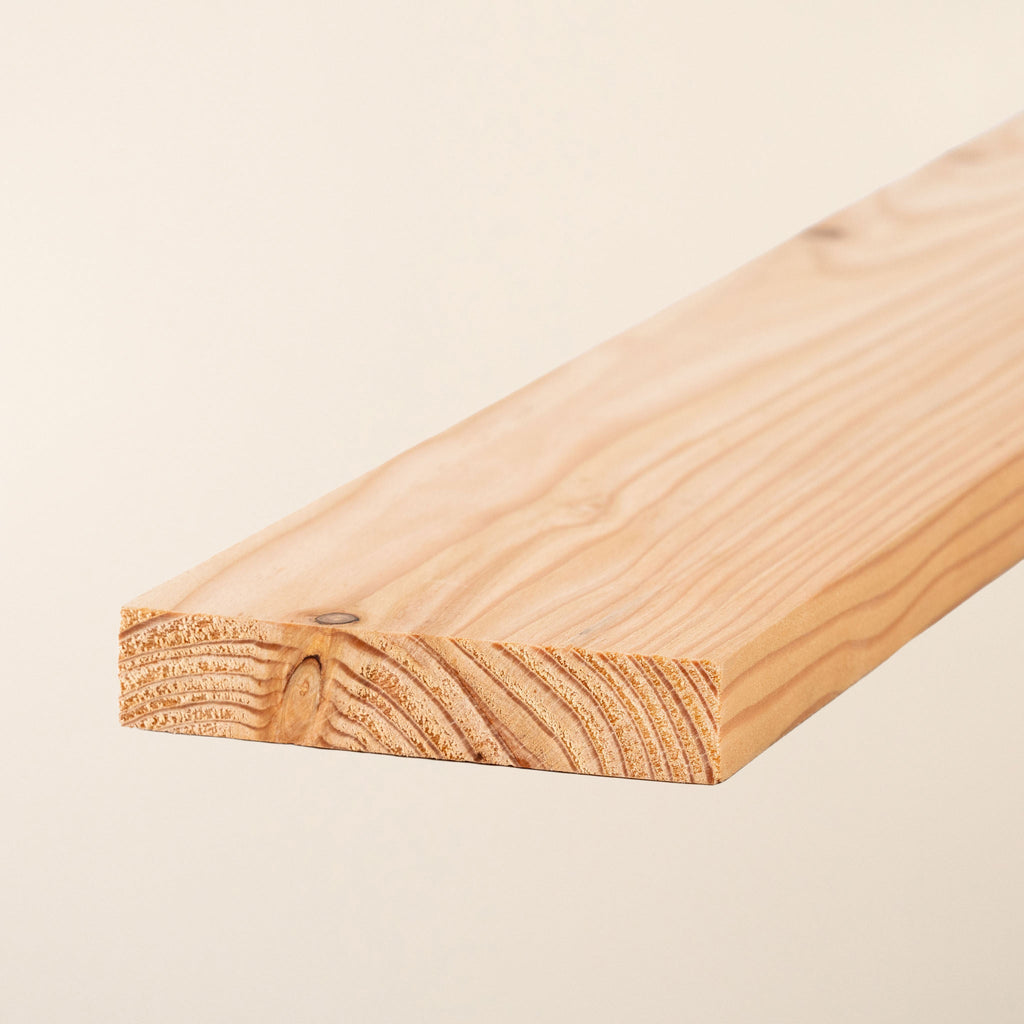Planed British Larch 4" x 1" Boards