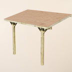 Lean-To Cedar Featheredge Roof Wooden Gazebo