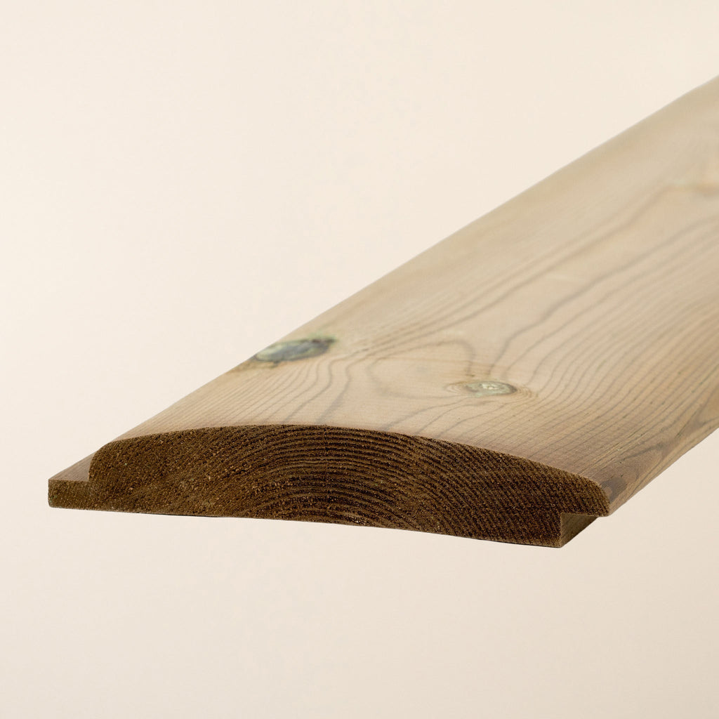 Treated Redwood Loglap 119mm x 21mm Cladding