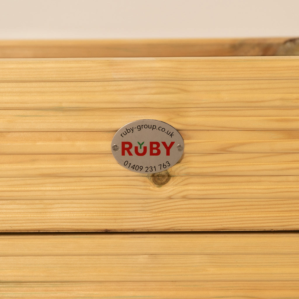 Scandinavian Redwood Deluxe Decking Planter