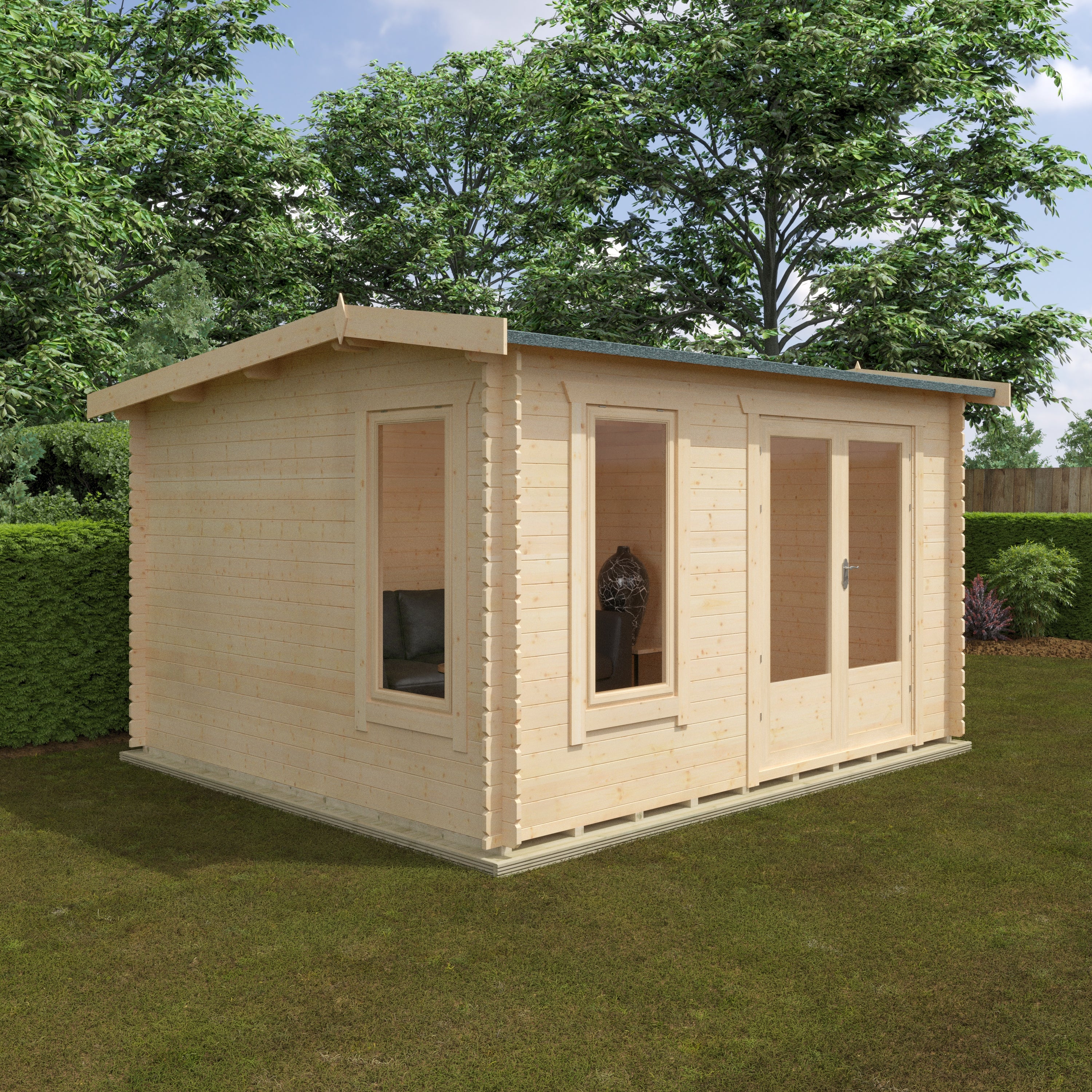 Longleat 28mm Log Cabin