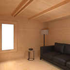 Longleat 28mm Log Cabin