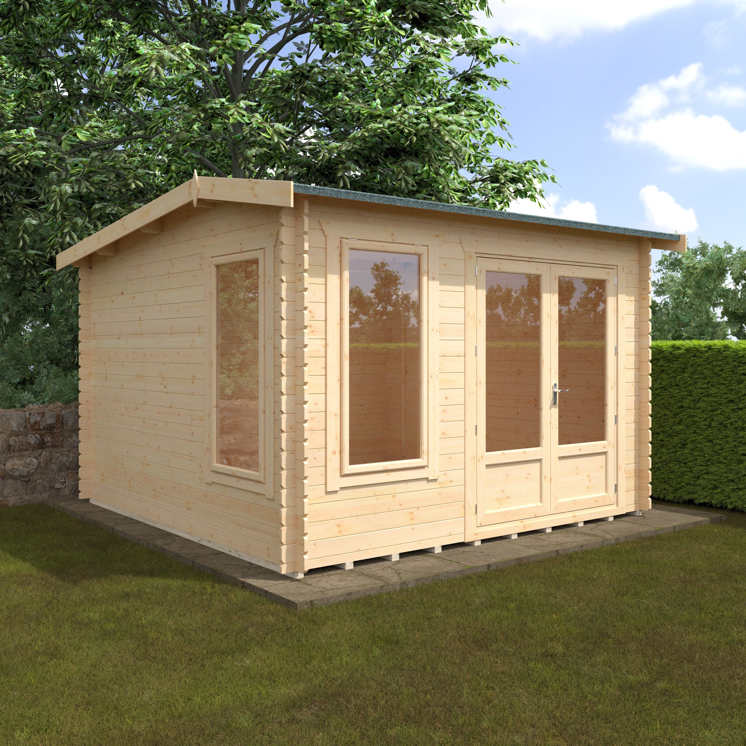 Longleat 28mm Log Cabin