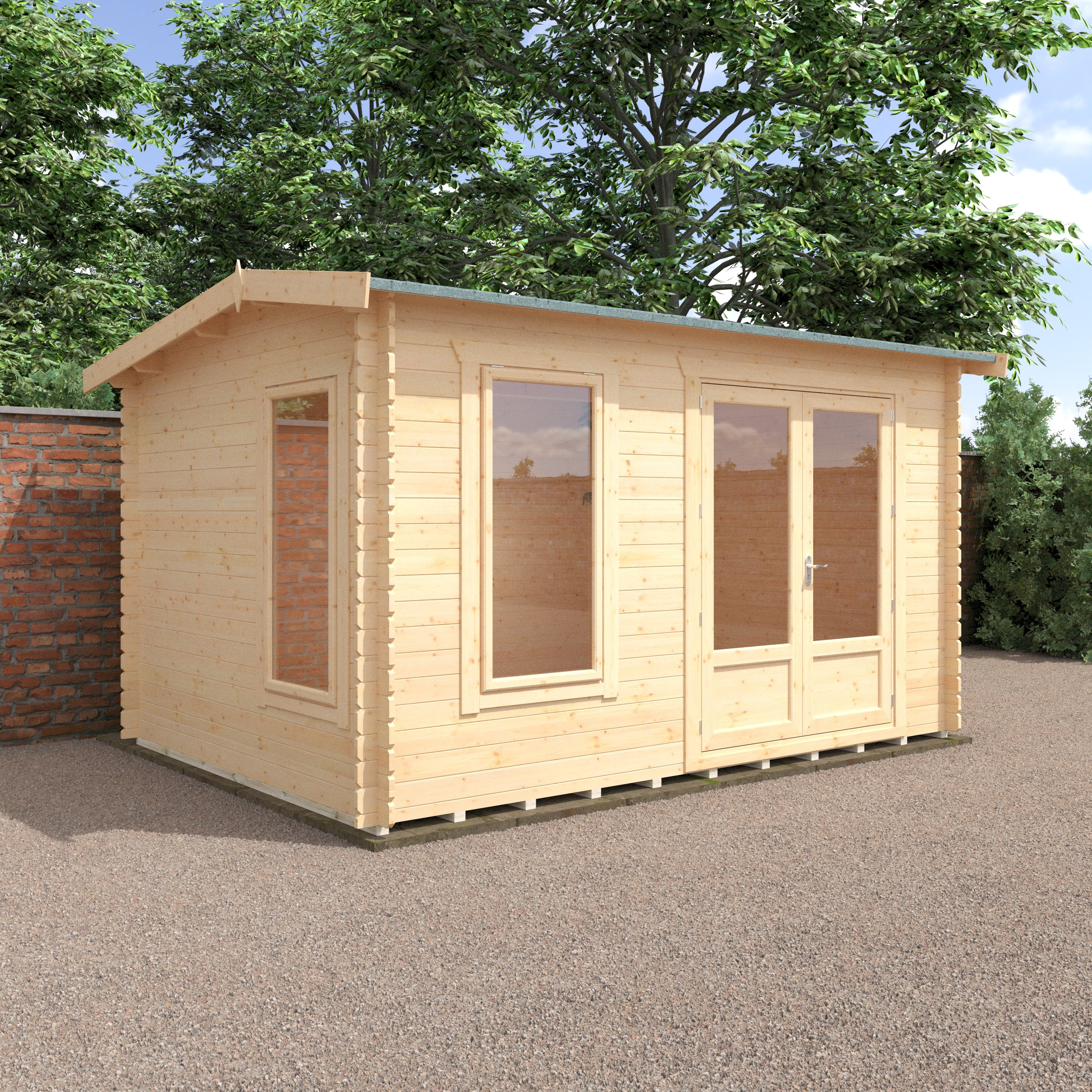 Longleat 28mm Log Cabin