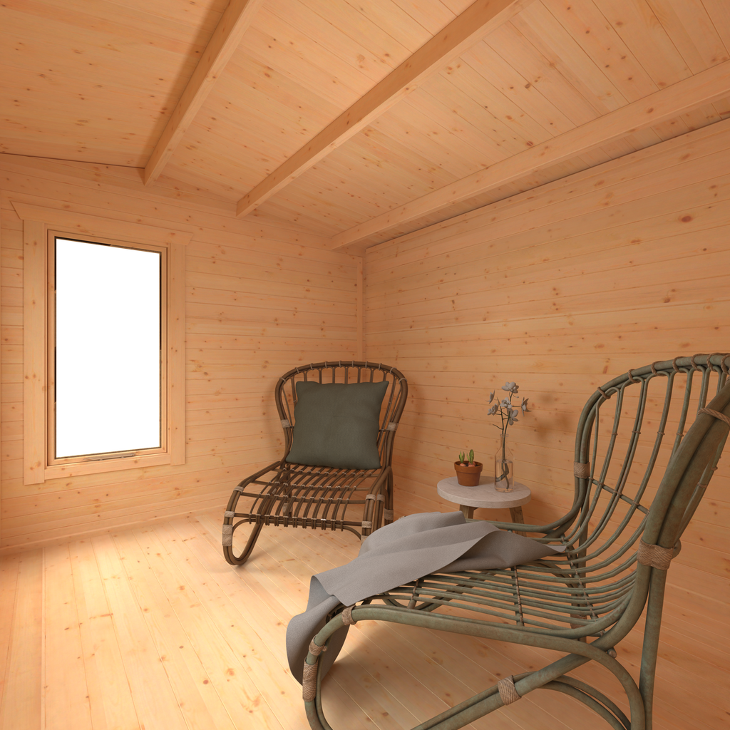 Longleat 44mm Log Cabin