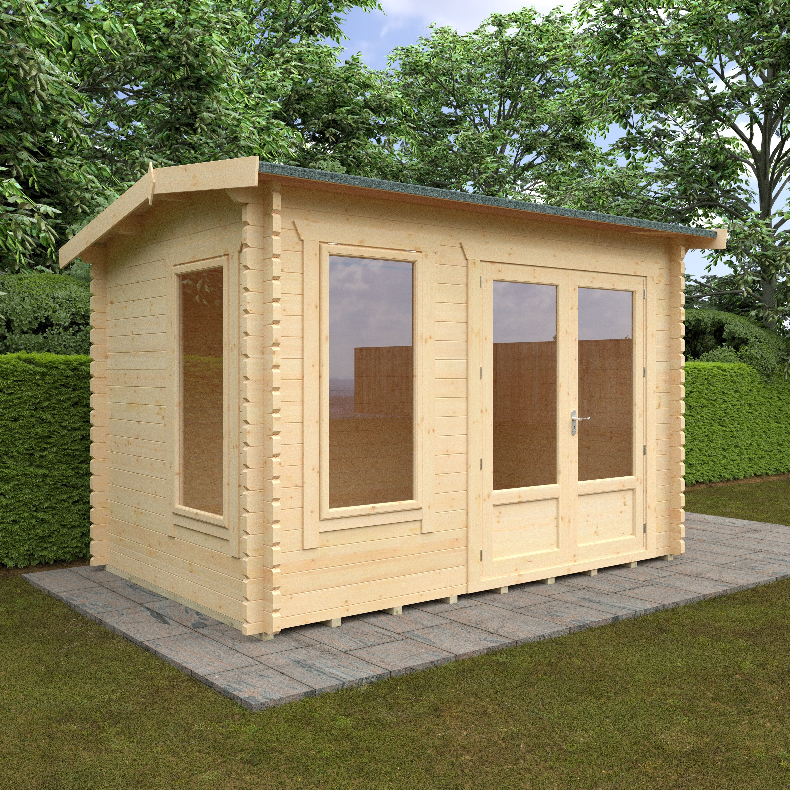 Longleat 44mm Log Cabin