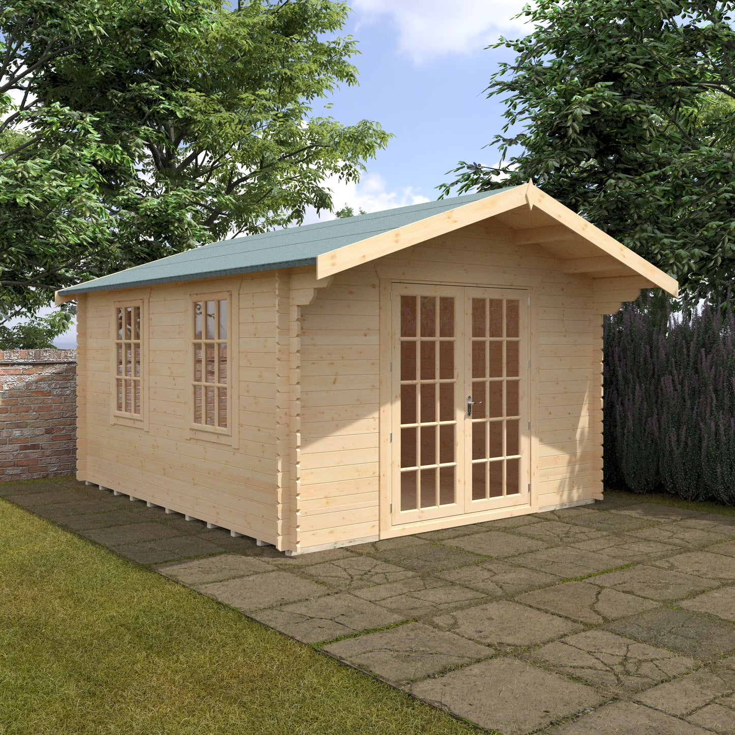 Lotherton 28mm Log Cabin