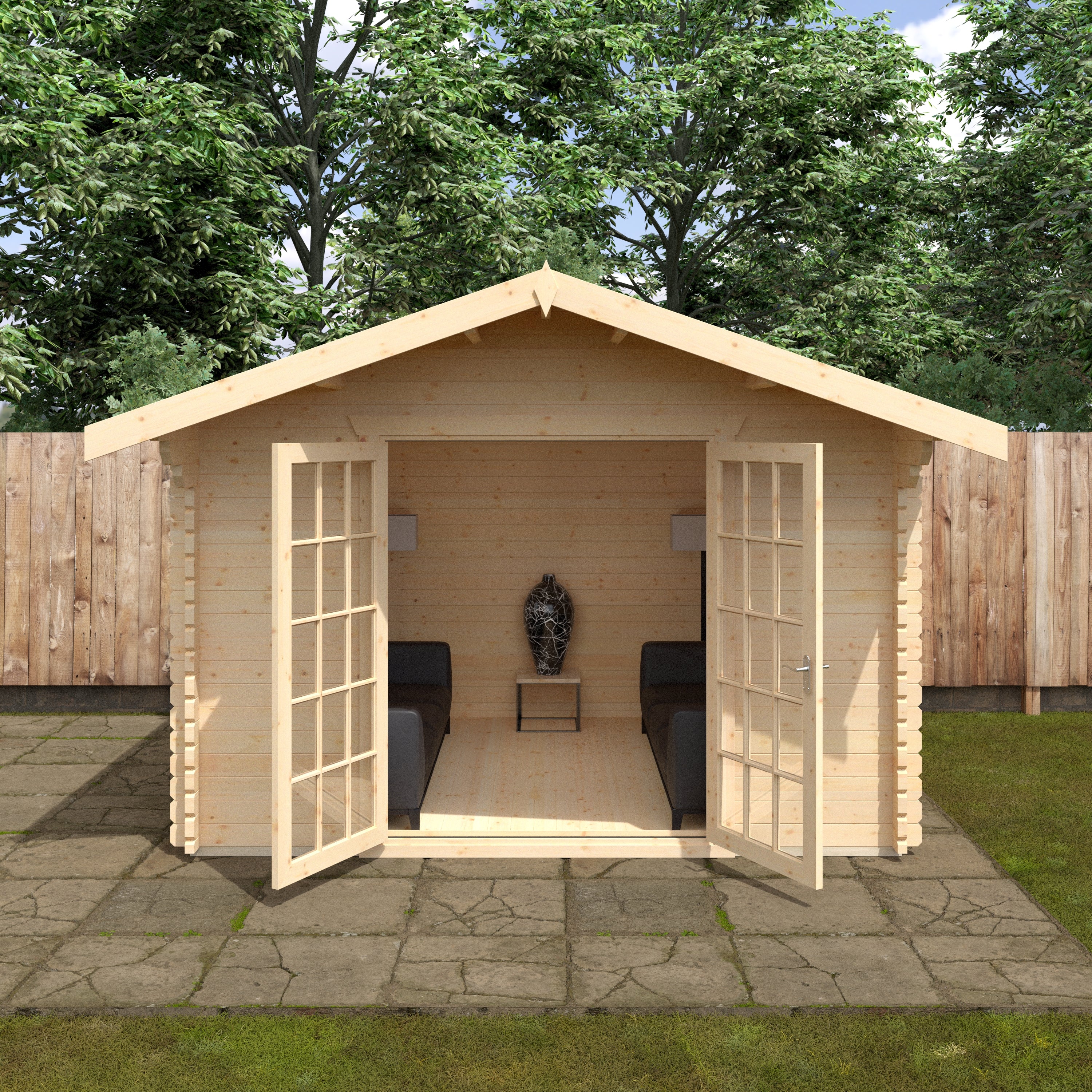 Lotherton 28mm Log Cabin