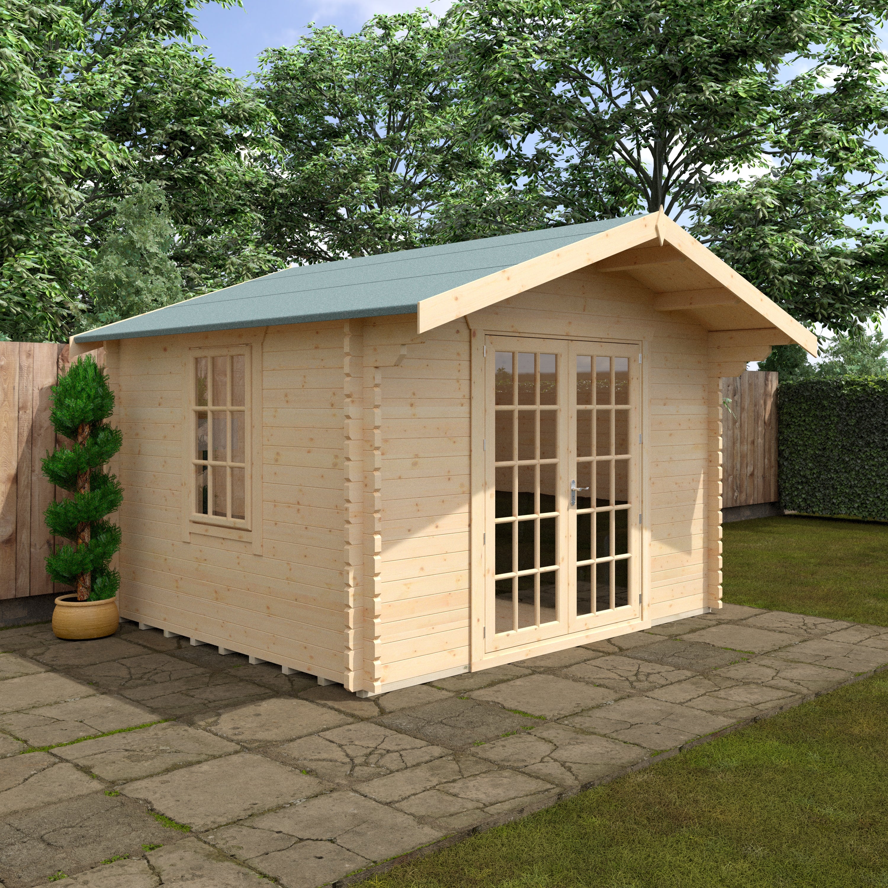 Lotherton 28mm Log Cabin