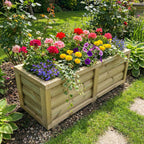 Scandinavian Redwood Luxury Loglap Planters