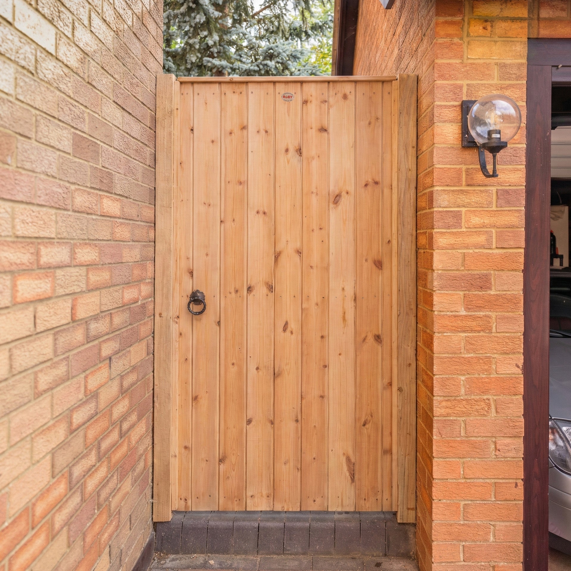 Lynton Redwood Premium Framed Side Gate
