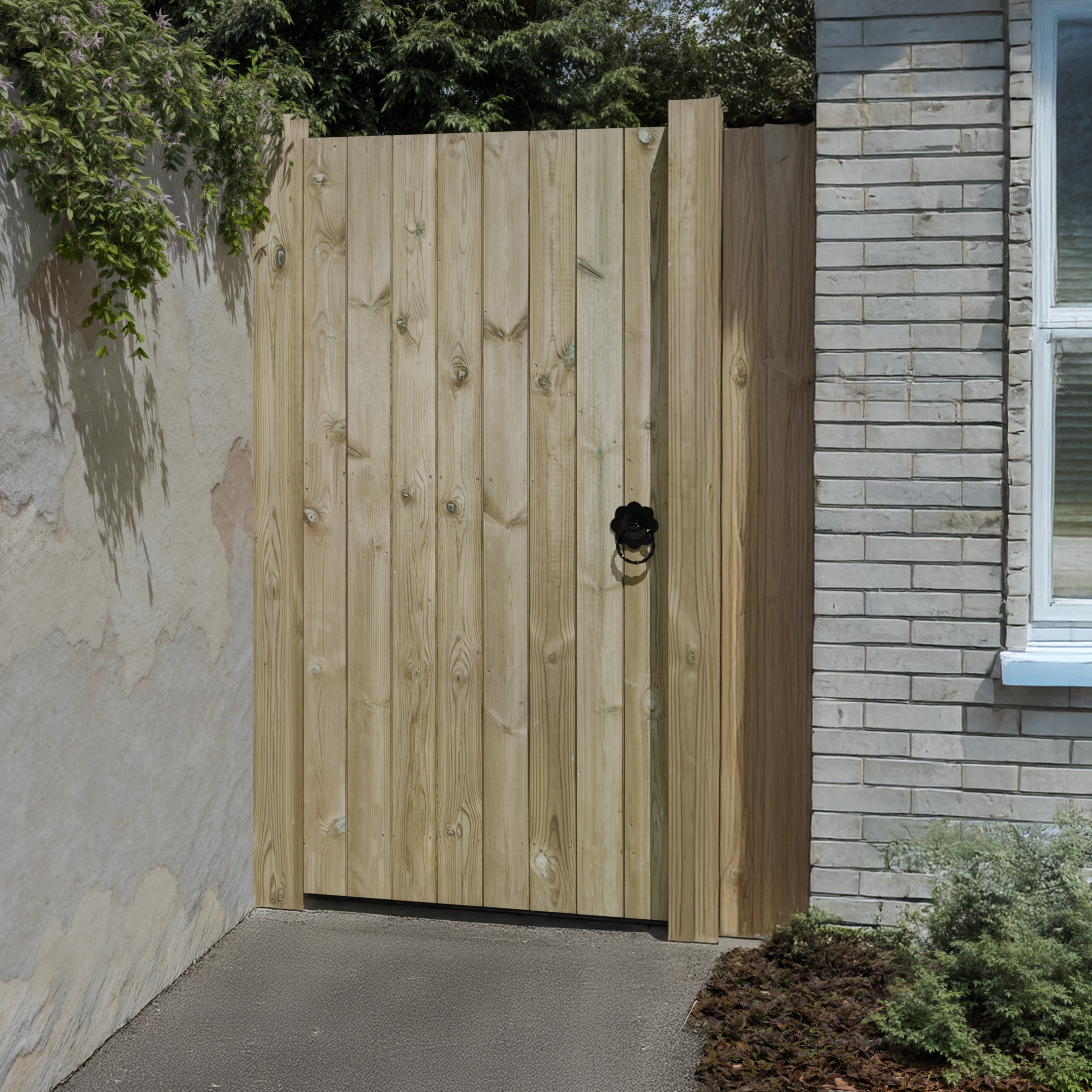 Lynton Redwood Premium Framed Side Gate