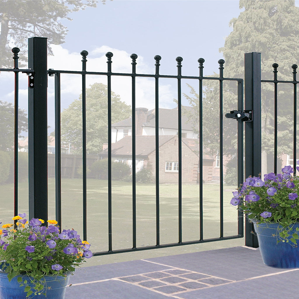 Mousehole Steel Flat Top Garden Gate