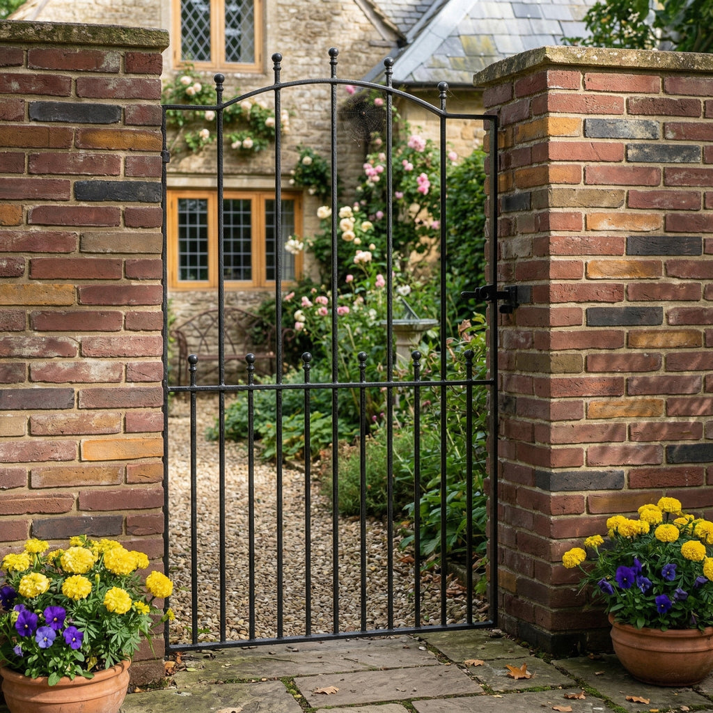 Mousehole Steel Bow Top Tall Side Gate