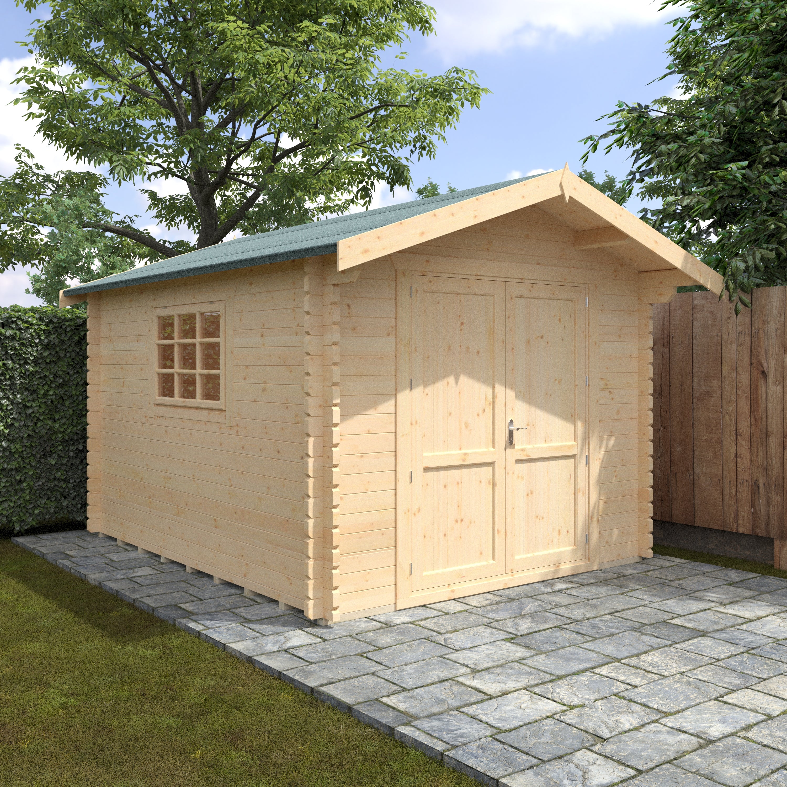 Marlborough 44mm Log Cabin