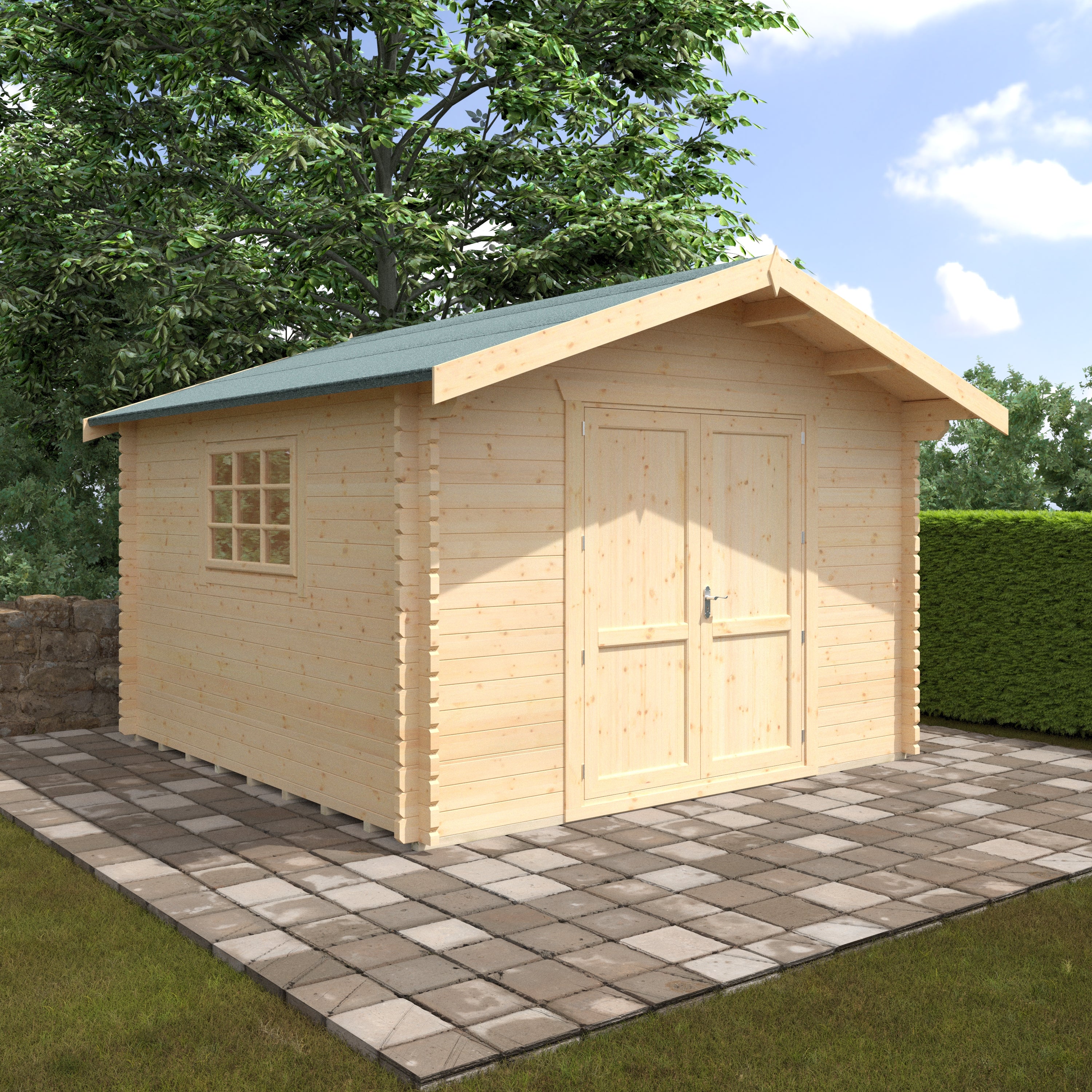 Marlborough 44mm Log Cabin