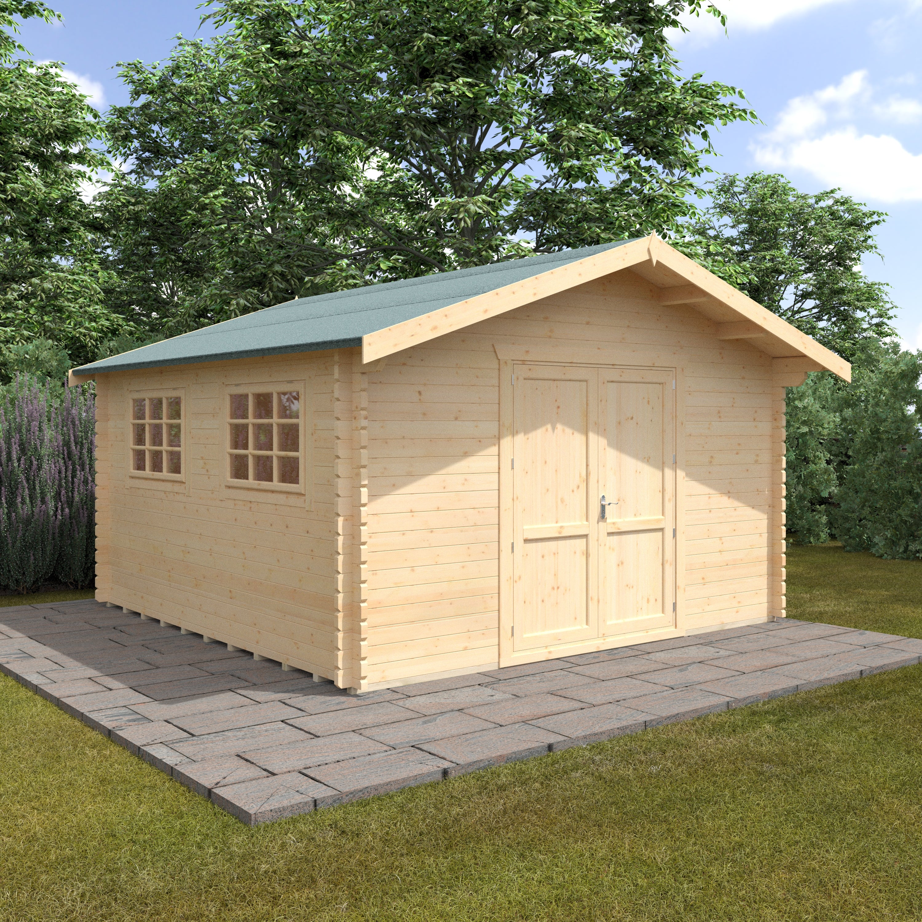 Marlborough 44mm Log Cabin