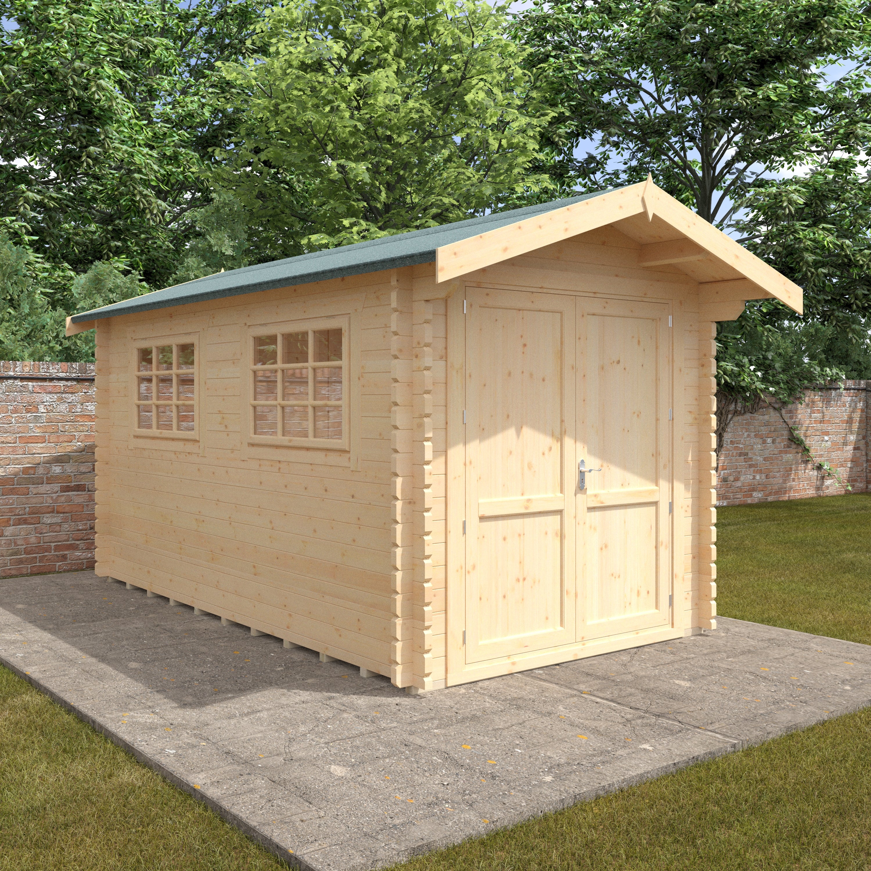 Marlborough 44mm Log Cabin