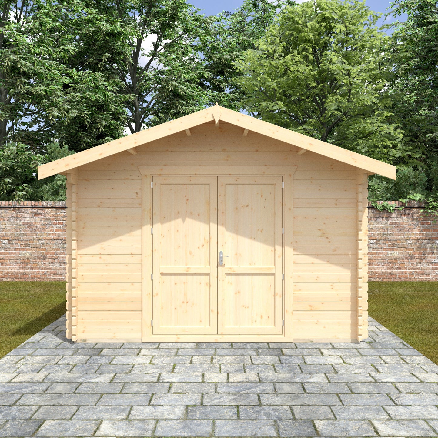 Marlborough 44mm Log Cabin