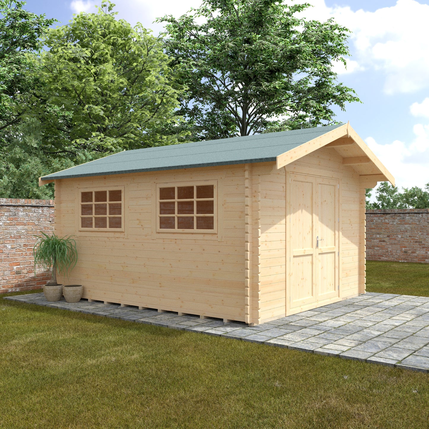 Marlborough 44mm Log Cabin