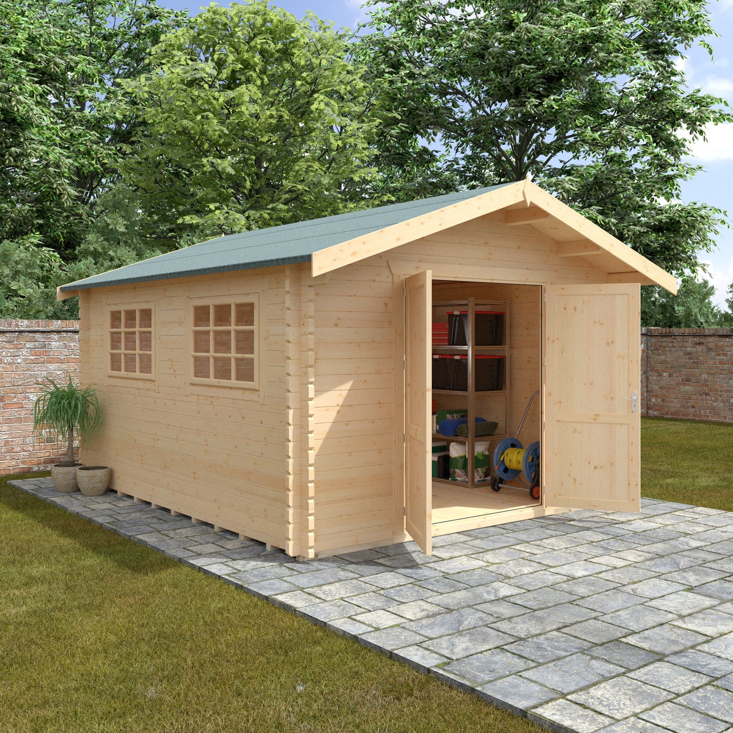 Marlborough 44mm Log Cabin